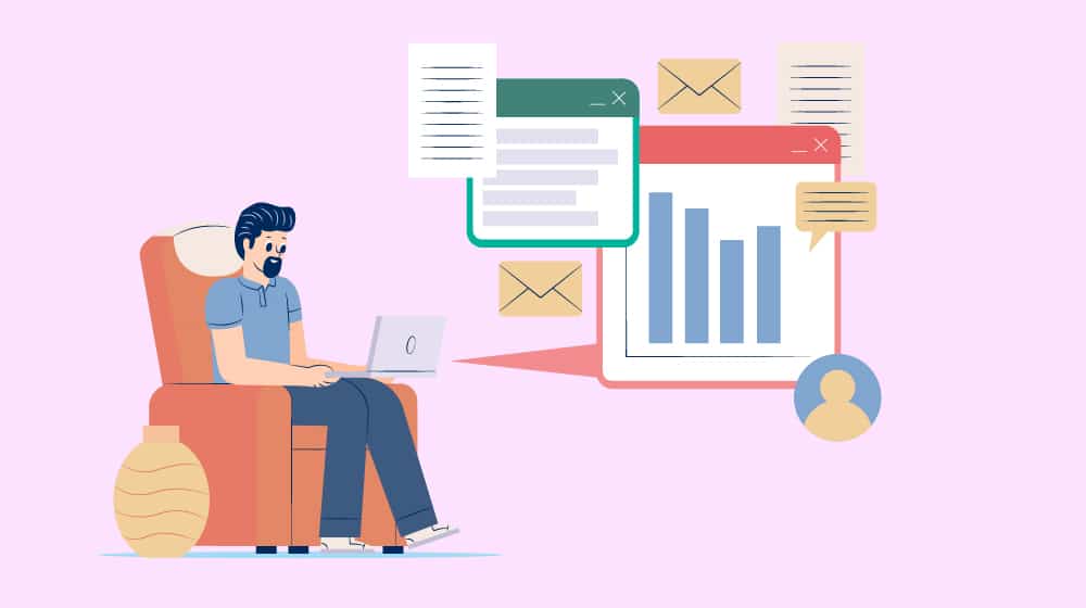 Small business owner studying bookkeeping courses