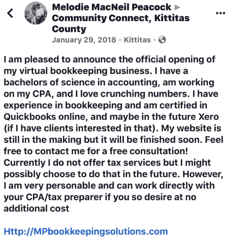 melodie first client